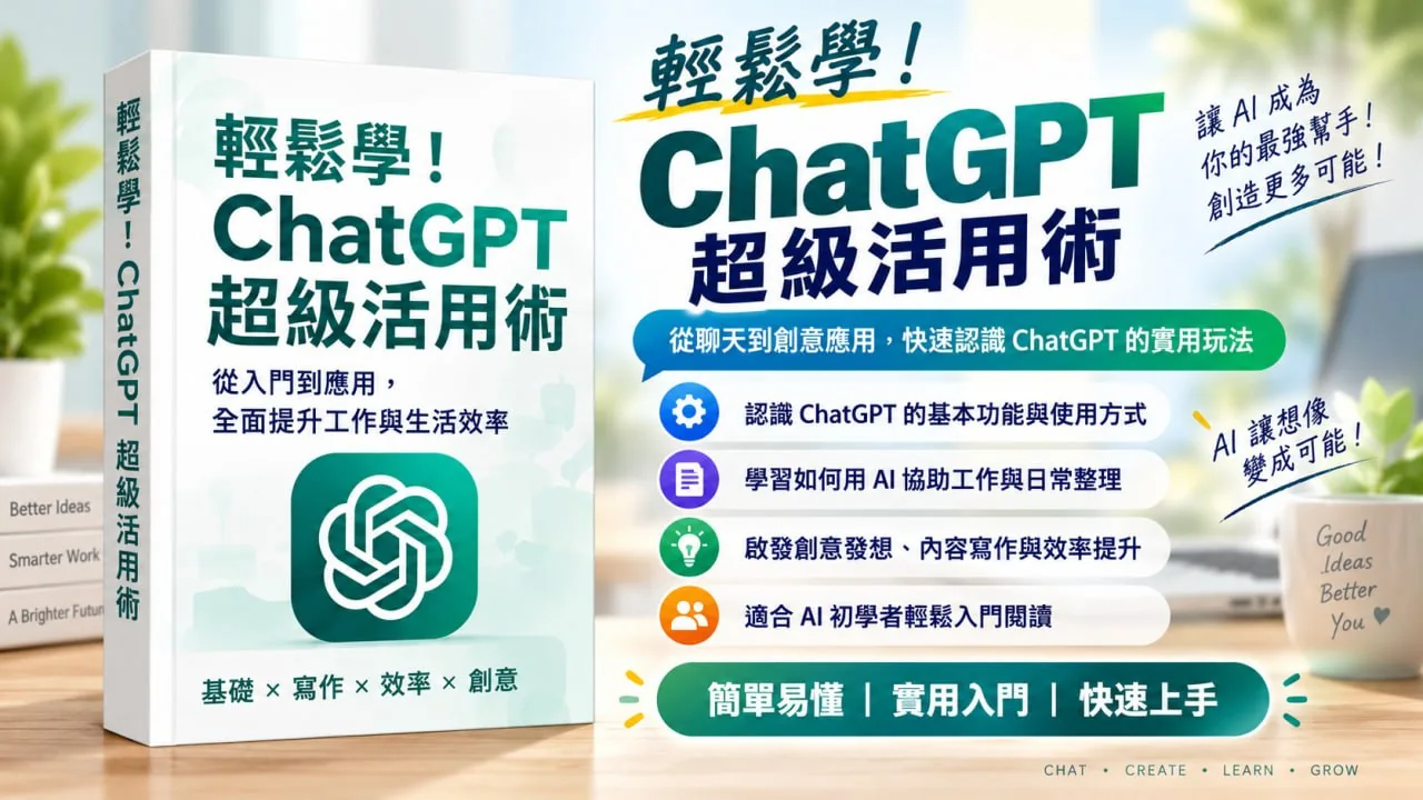 輕鬆學 ChatGPT 超級活用術